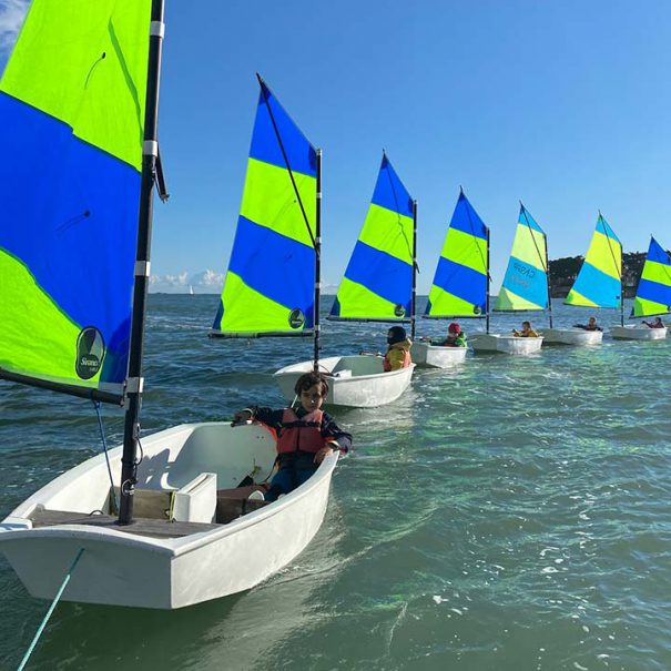 L'optimist, adapter pour les enfants et idéal pour s'initier à la navigation en mer