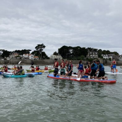 groupe paddle kayak